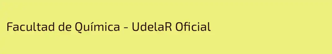 Facultad de Química - UdelaR Oficial
